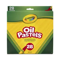 Pasteles Al Óleo Crayola Oil Pastels 52-4628 28 Unidades