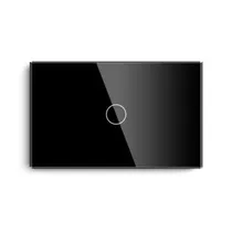 Inter. Touch Switch 1 Botão Preto (1GANG 1WAY)