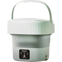 Mini Máquina de Lavar Portátil Dobrável Ecopower EP-2993 10 W - Green 9L