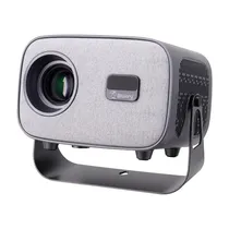 Projetor Blulory T6 -HDMI/USB - 1200 Lumens - Wi-Fi/Bluetooth - Bivolt - Gris / Blanco - Gray