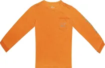 Outlet Camiseta Manga Longa Vineyard Vines 3V012808 Laranja - Feminina