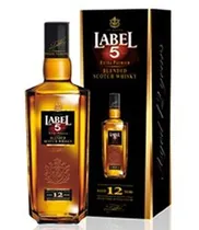 Whisky Label 5 Blend 12 Anos com Caixa 750ML