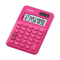 Calculadora Compacta Casio MS-7UC-RD de 10 Digitos - Rosa Escuro