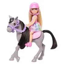 Mattel Muñeca Muñeca Barbie Chelsea Paseo En Pony Detalles En El Producto 3+ Multicolor