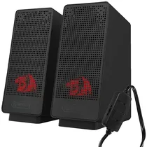 Speaker Redragon GS513 Ranch 2 de 3 Watts RMS com USB/Mini Jack 3.5 MM - Preto