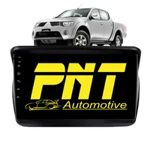 Central Multimidia PNT - Mitsubishi L200/Triton-Pajero Dakar(2007-17) 9" And 13 2GB/64GB Quadcore Carplay+And Auto Sem TV