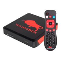 Receptor Fta Tourobox / Ultra HD / 8GB / 1G / Wi-Fi / Iptv - Preto/ Vermelho