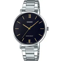 Relógio Casio LTP-VT01D-1BUDF Analógico Feminino - Silver/Black