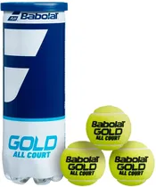 Bola de Tênis Babolat Gold All Court (3 Unidades)