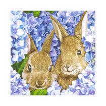 Servilletas de Papel PPD Hydrangea Bunnies 133002291 33 X 33 CM 20 Unidades