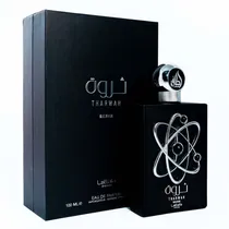 Perfume Lattafa Tharwah Silver Eau de Parfum Unissex 100ML - (Caixa Danificada)