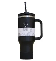 Hydrate Vaso 727080 Sunbean c/Pajita 1.18L Negro