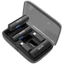 Microfone Boya Boyalink Wireless USB-C/iPhone/3.5MM - Preto