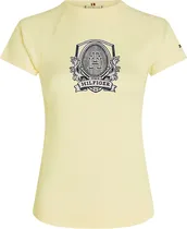 Camiseta Tommy Hilfiger WW0WW42089 Zho - Feminina