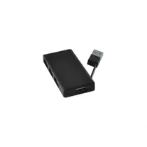 Hub USB Sate A-HUB08 4 Portas 2.0 Preto  Hub USB Sat...