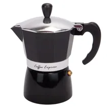 Cafeteira Italiana de Alumínio 3 Xícaras 150M Preto