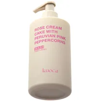 Sabonete Líquido para Mãos e Corpo Kuoca Rose Cream Cake With Peruvian Pink Peppercorns Wash Hand Y Body-Jab Corp
