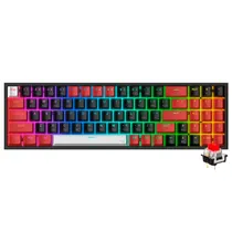 Teclado Gamer Mecanico Redragon K628RGB-Pro-BRW Pollux Pro / Red / Ingles - Preto