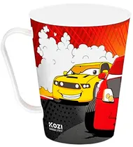 Caneca Plástica Kozi Plast Carros 1446C - 430ML