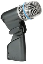 Microfone Shure Beta 56A para Instrumentos Musicais - Cinza