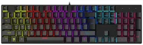 Teclado Gaming Satellite GK-31 King Fight RGB Mecânico com Fio Preto - (Inglês)