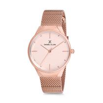 Relogio Analogico Feminino Daniel Klein Fiord DK12060-4 - Rosa Ouro