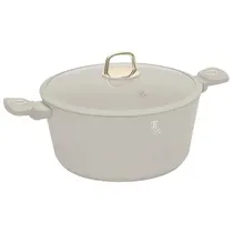 Panela Berlinger Haus Antiaderente com Tampa Sahara Bege 30CM