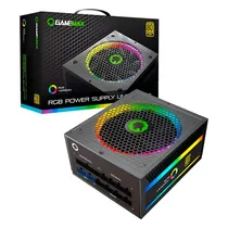 Fonte 1050W Gamemax RGB-1050 STD 80P Gold RGB BLCK  Fonte 1050W...