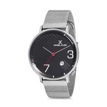 Relógio Analógico Masculino Daniel Klein Premium DK12147-5 - Prata e Preto