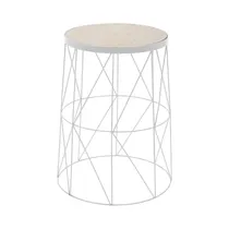 Mesa Auxiliar KPM 029665 37 CM Blanco