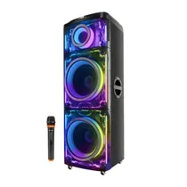 Caixa de Som Speaker Megastar 2X12" SPA1288BT FM/USB/BT/TWS 350W com Microfone