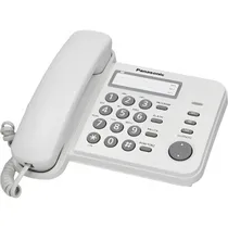 Telefone Panasonic KX-TS520LX com Fio - Branco