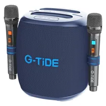 Caixa de Som Portatil G-Tide Thunderbass Bluetooth + Microfone - Azul