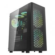 Gabinete Aigo Darkflash DK360 3FANS Mesh RGB BLK