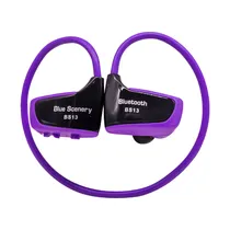 Fone de Ouvido Sem Fio Blue Scenery BS13 com Bluetooth / TF - Roxo Oscuro