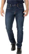 Calça Jean 5.11 Tactical Defender-Flex Slim 74465-648 Stone Wash Indigo - Masculina