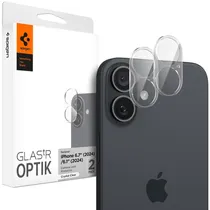 Protetor de Lente Spigen para Câmera para iPhone 16/16 Plus Glass TR Optik AGL07923 (2 U)
