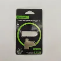 Ecopower Pendrive Otg/Tipo-C 32GB Gris  Ecopower Pe...