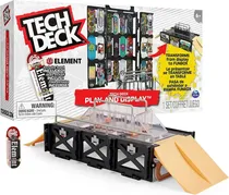 Spin Master Acrobacia Tech Deck Playset Play And Display 3-EN-1 Plastico 6 Años+ Multicolor