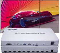 Controlador de Vídeo Player SFX Videowall HDVW3X3-M HDMI 4K 3X3 30HZ