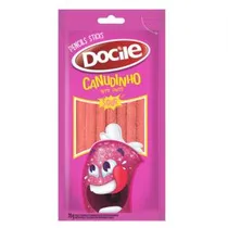 Bala de Gelatina Docile Canudinho Tutti Frutti Cítrica 70G