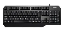 Teclado Philips K202 USB Negro Esp
