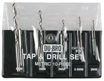 Tap & Drill Kit 10PC Milimitros Dub 510