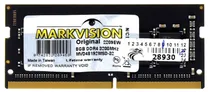 Memória para Notebook Markvision 8GB/3200MHZ DDR4 MVD48192MSD-32