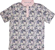 Outlet Camisa Polo Walter Hagen MGA11554 Rosa/Azul
