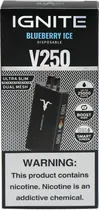 Vape Descartável Ignite V250 Blueberry Ice 25000 Puffs