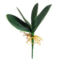 Folha de Orquídea Artificial Decorativa