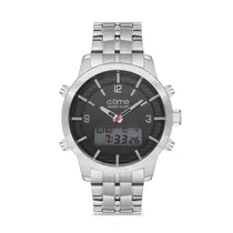 Relógio Digital Masculino Daniel Klein D:Time DK.1.12641-2 - Prata/Preto