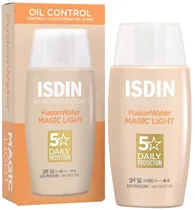 Protetor Solar Isdin Fotoprotector Oil Control Fusion Water Magic Light SPF50 - 50ML
