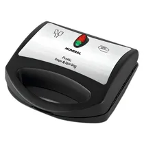 Crepeira Mondial Pratic Crepe & Hot Dog CP-01 - 850W - 110V/60HZ - Preto e Prata